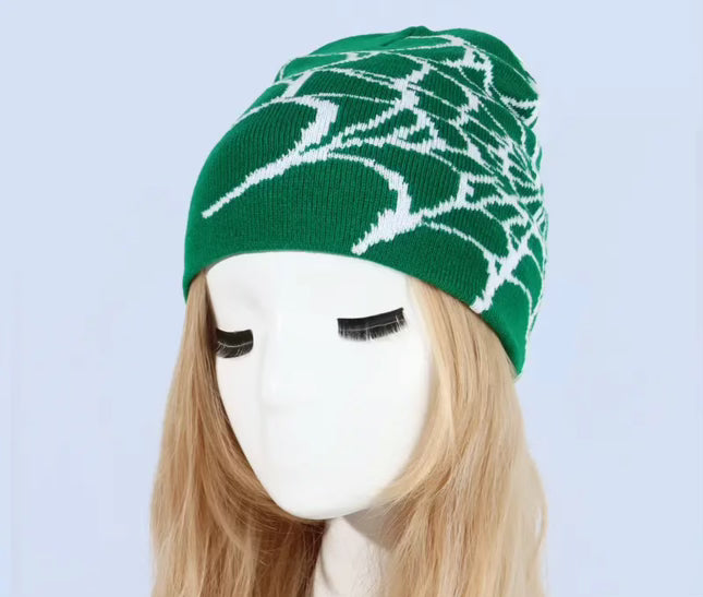 Green Spider Beanie